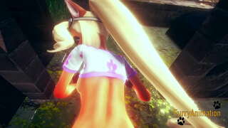 Crash Bandicoot Furry Hentai - твердый секс Коко