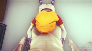 Dragon Ball Hentai - vidikovac Pan fingering grudi, sisanje i prodire unutra